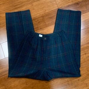 Vntg 80’s Pendleton blue-grey wool pants sz12 -flaws